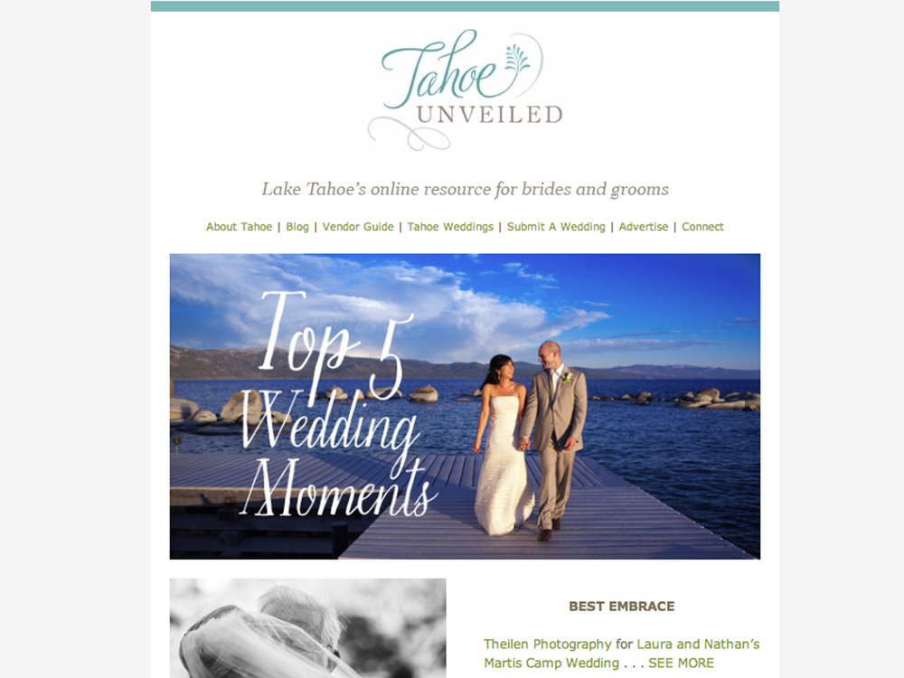 Top 5 Wedding Moments Tahoe Unveiled